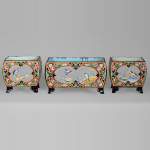 J. VIEILLARD & CIE Manufacture, Mantel Set, second half of the 19th century