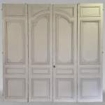 Large quadruple door with Napoleon III decor