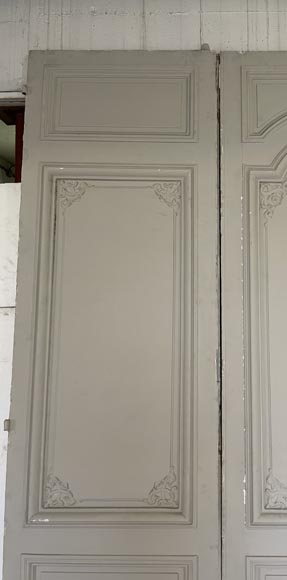 Large quadruple door with Napoleon III decor-1