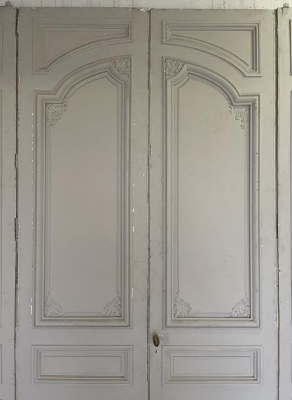 Large quadruple door with Napoleon III decor-2