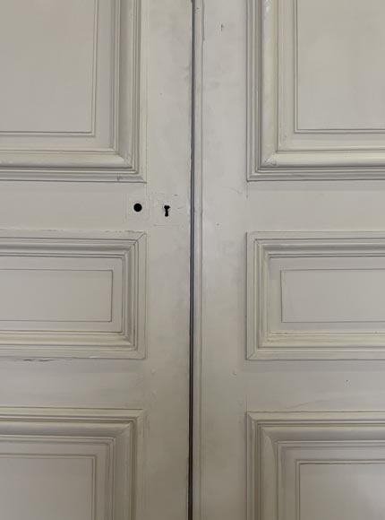 Important set of 11 molded double doors-6
