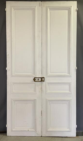 Important set of 11 molded double doors-7