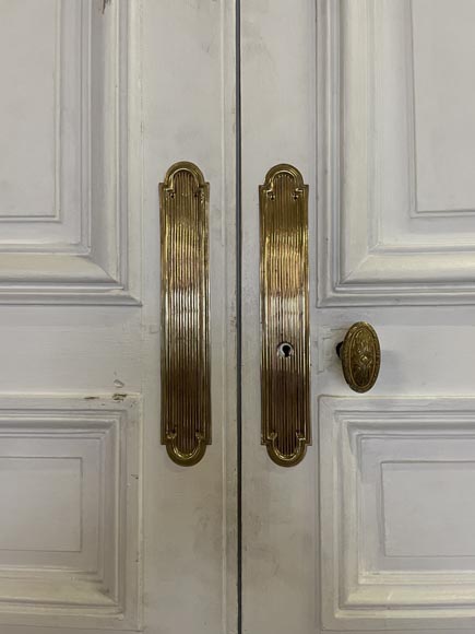 Important set of 11 molded double doors-10