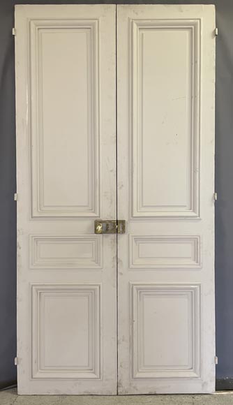 Important set of 11 molded double doors-11