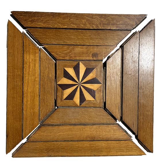 Lots of 105 m² in herringbone pattern, large sawtooth frieze and star motifs-5