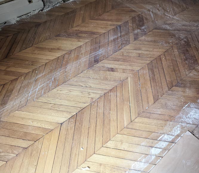 12 m² lot of herringbone parquet-1