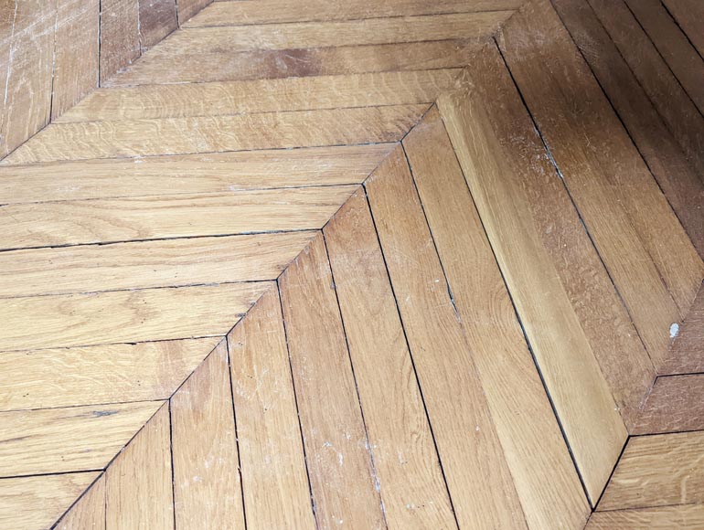 12 m² lot of herringbone parquet-5