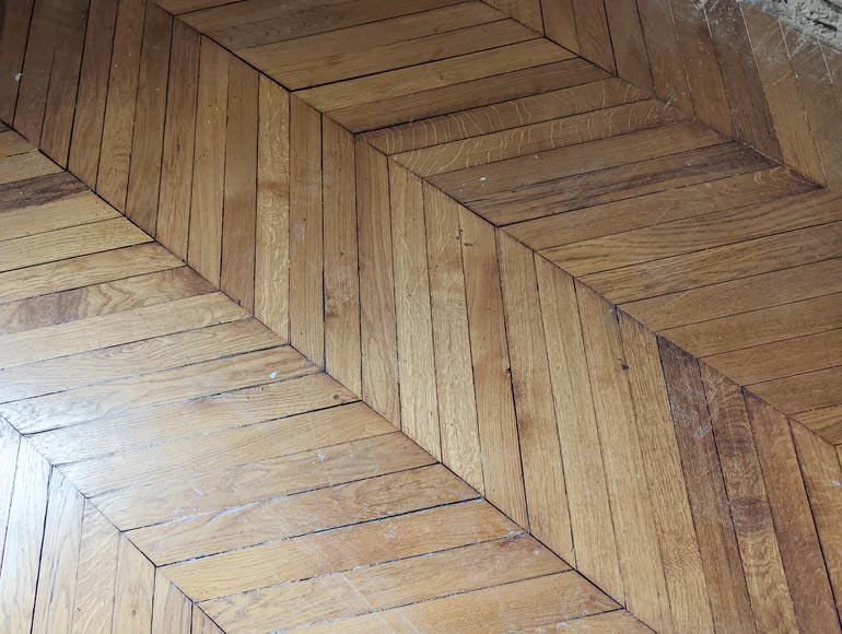 12 m² lot of herringbone parquet-6