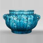 Théodore DECK, Large vase of Far Eastern inspiration, late 19th century