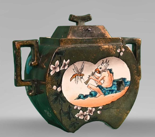 アンティーク  Primavera プレート15㎝ Jules Vieillard & Cie Manufacture, Japanese-style Tea Service