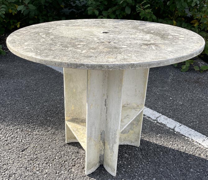 Concrete garden furniture attributed to Willy Guhl Garden furniture