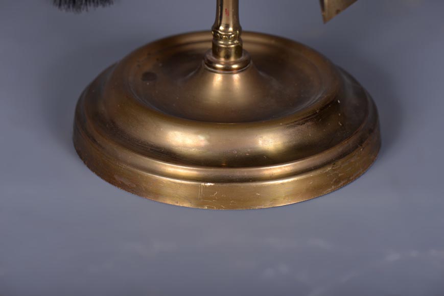 Modern brass mantelpiece tool set-6