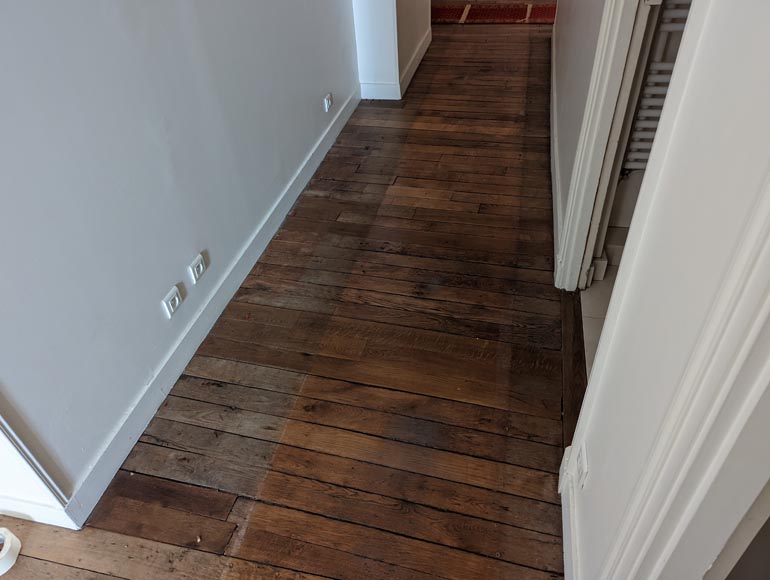 About 7 m² of straight parquet flooring-3