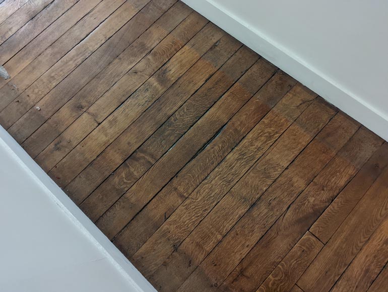 About 7 m² of straight parquet flooring-5