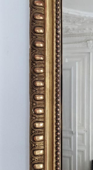 Regency-style gilded trumeau-4