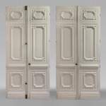 Pair of large, richly decorated Napoleon III-style double doors