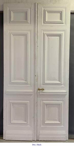 Pair of large molded double doors-6