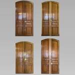 Set of 4 curved double doors