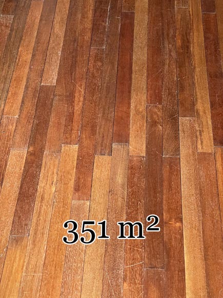 Lot of 351 m² of Merbau parquet flooring-0