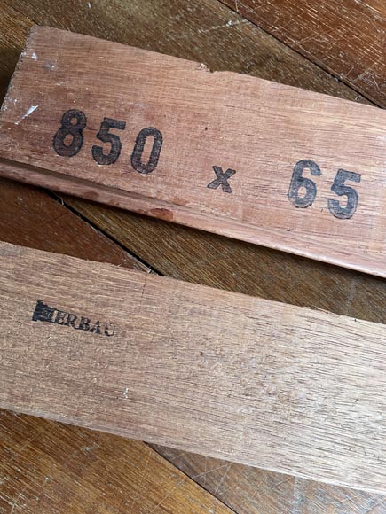 Lot of 351 m² of Merbau parquet flooring-5