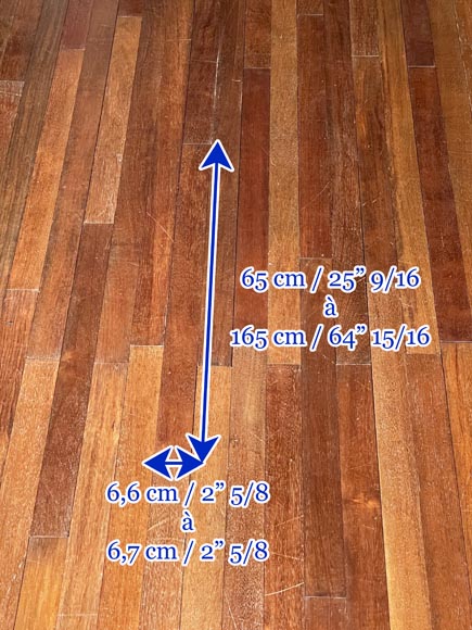 Lot of 351 m² of Merbau parquet flooring-6