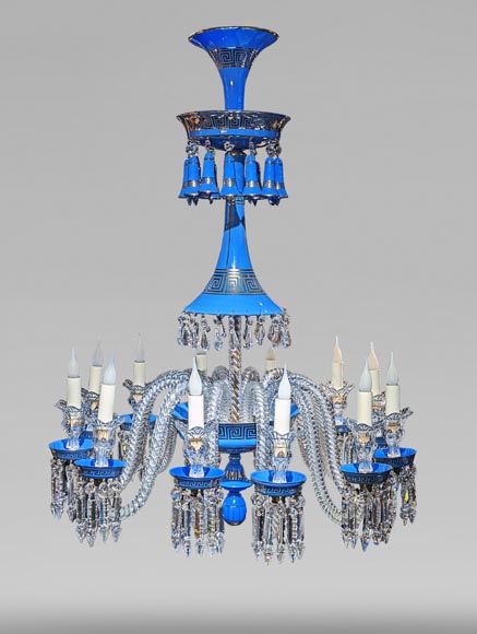 Baccarat opaline chandelier-0