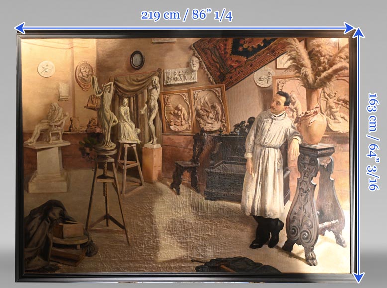 Italian School, 19th Century – The Sculptor’s Studio Italian School, 19th Century – The Sculptor’s Studio-8