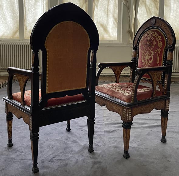Orientalist living room furniture set-6
