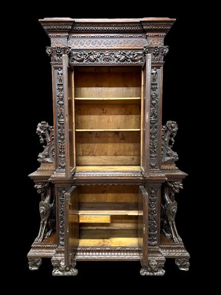 Neo-Renaissance cabinet, Napoleon III era Neo-Renaissance cabinet, Napoleon III era-1