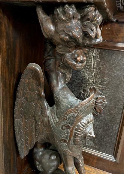 Neo-Renaissance cabinet, Napoleon III era Neo-Renaissance cabinet, Napoleon III era-9