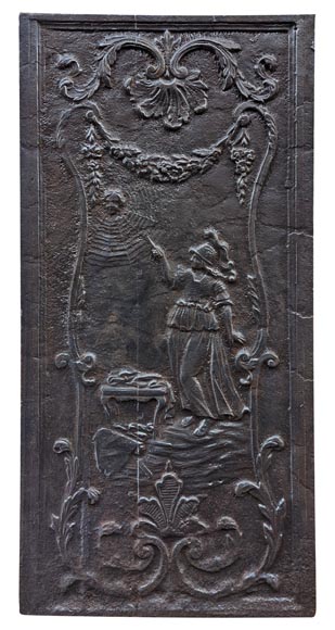 Fireback depicting the myth of Athena and Arachne-0