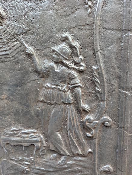 Fireback depicting the myth of Athena and Arachne-3