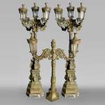 Set of Napoleon III-style floor lamps