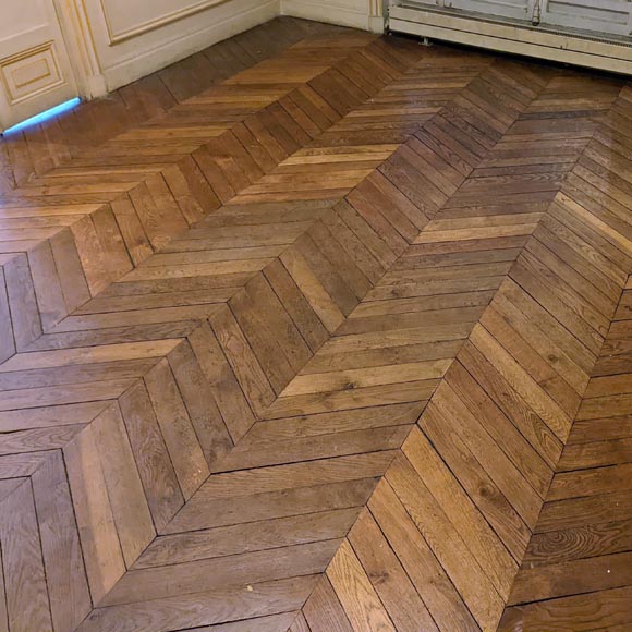 22 m² lot of point de Hongrie parquet flooring-0