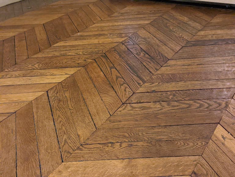 22 m² lot of point de Hongrie parquet flooring-2