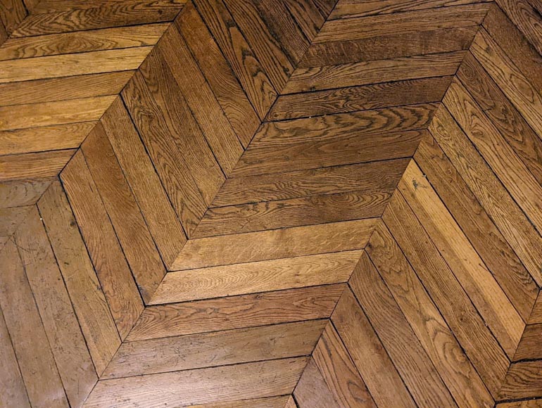 22 m² lot of point de Hongrie parquet flooring-4
