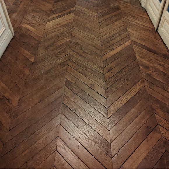 18 m² lot of point de Hongrie parquet flooring-0