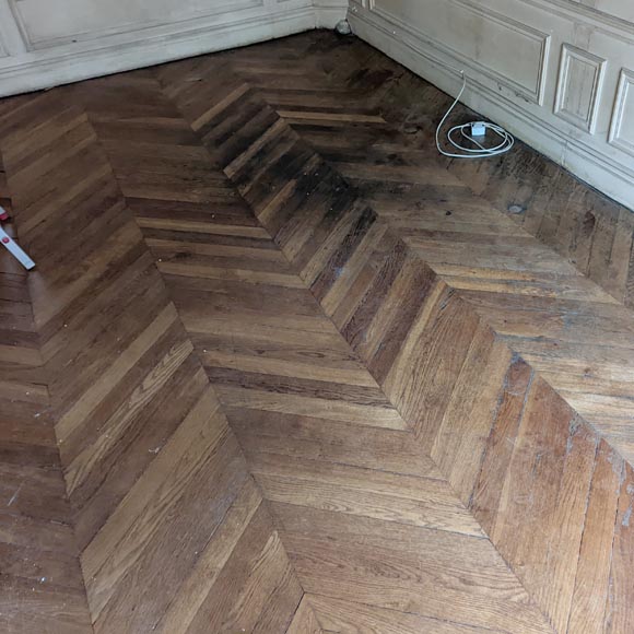 12 m² lot of herringbone parquet-0