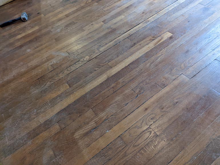 25 m² of oak parquet flooring-5