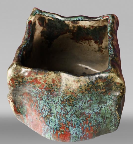 Adrien DALPAYRAT, Glazed Ceramic Vase, 1900 Paris Exposition-2
