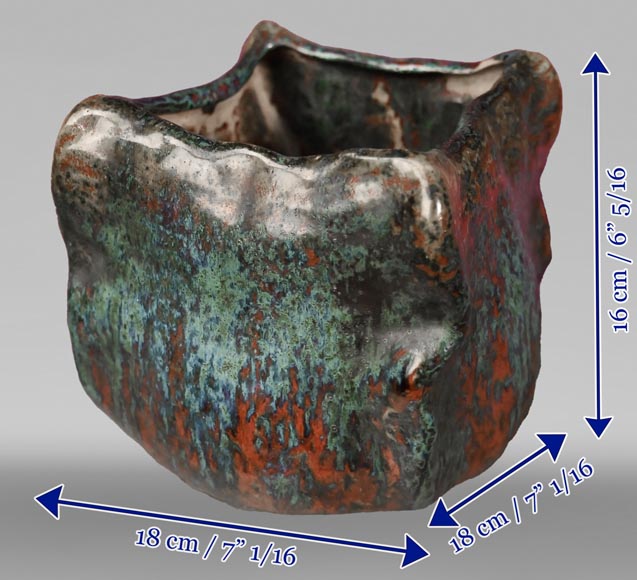 Adrien DALPAYRAT, Glazed Ceramic Vase, 1900 Paris Exposition-6