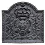 Fireback from 1690 with the coat of arms of France