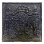 Fireback featuring the coat of arms of Leopold I, Duke of Lorraine and Bar