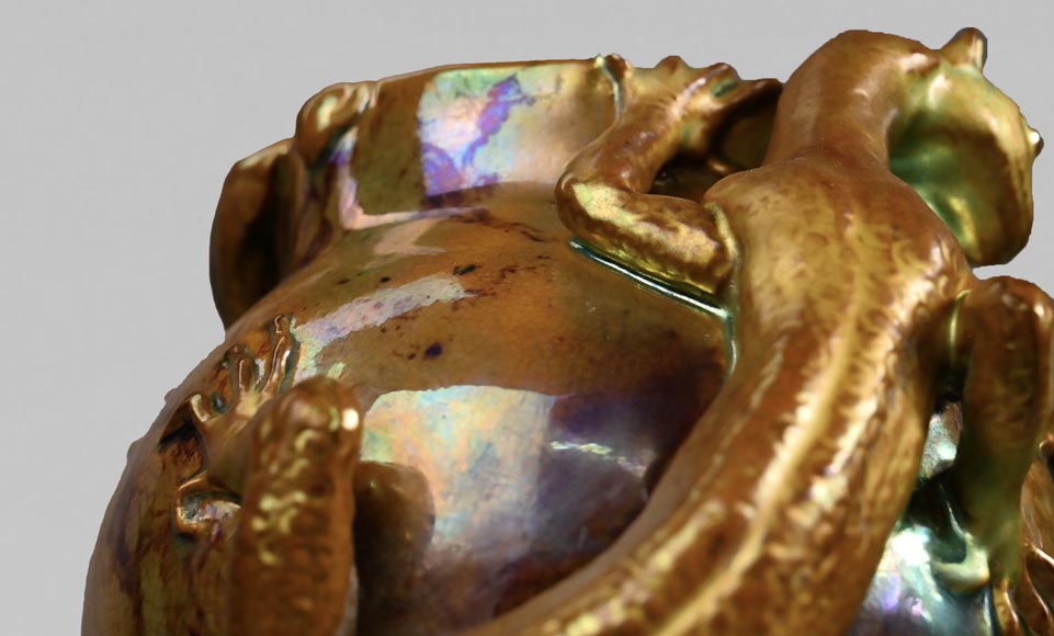 The salamander and the lizard, a rare piece from ZSOLNAY Manufactory-4