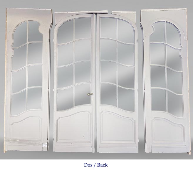 Large double doors and frames with glasses-11