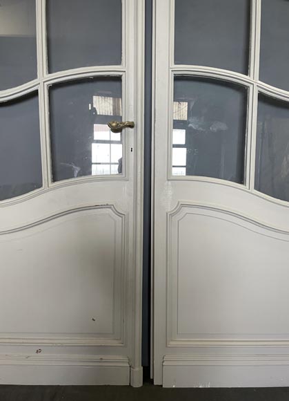 Large double doors and frames with glasses-13