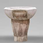Modern style marble stoup