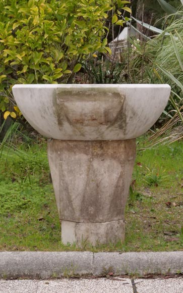 Modern style marble stoup-1