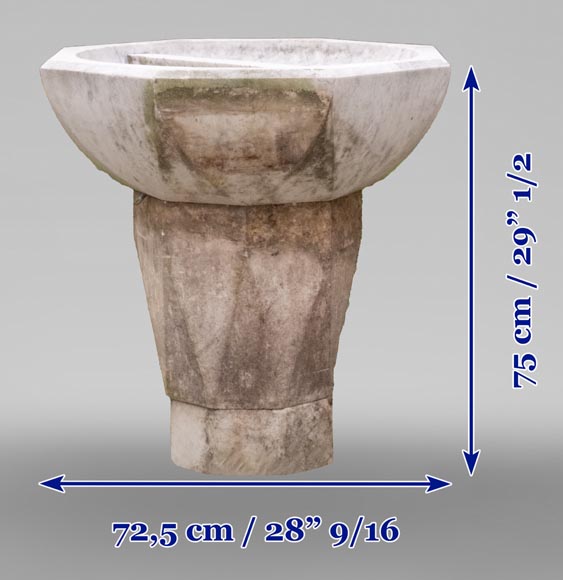 Modern style marble stoup-6