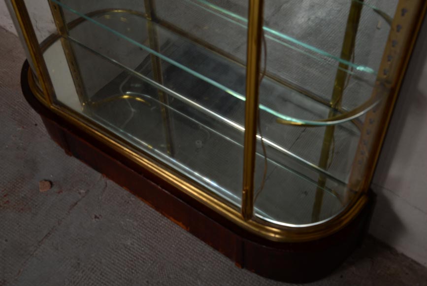 Early 20th century shop or collector's display cabinet-7